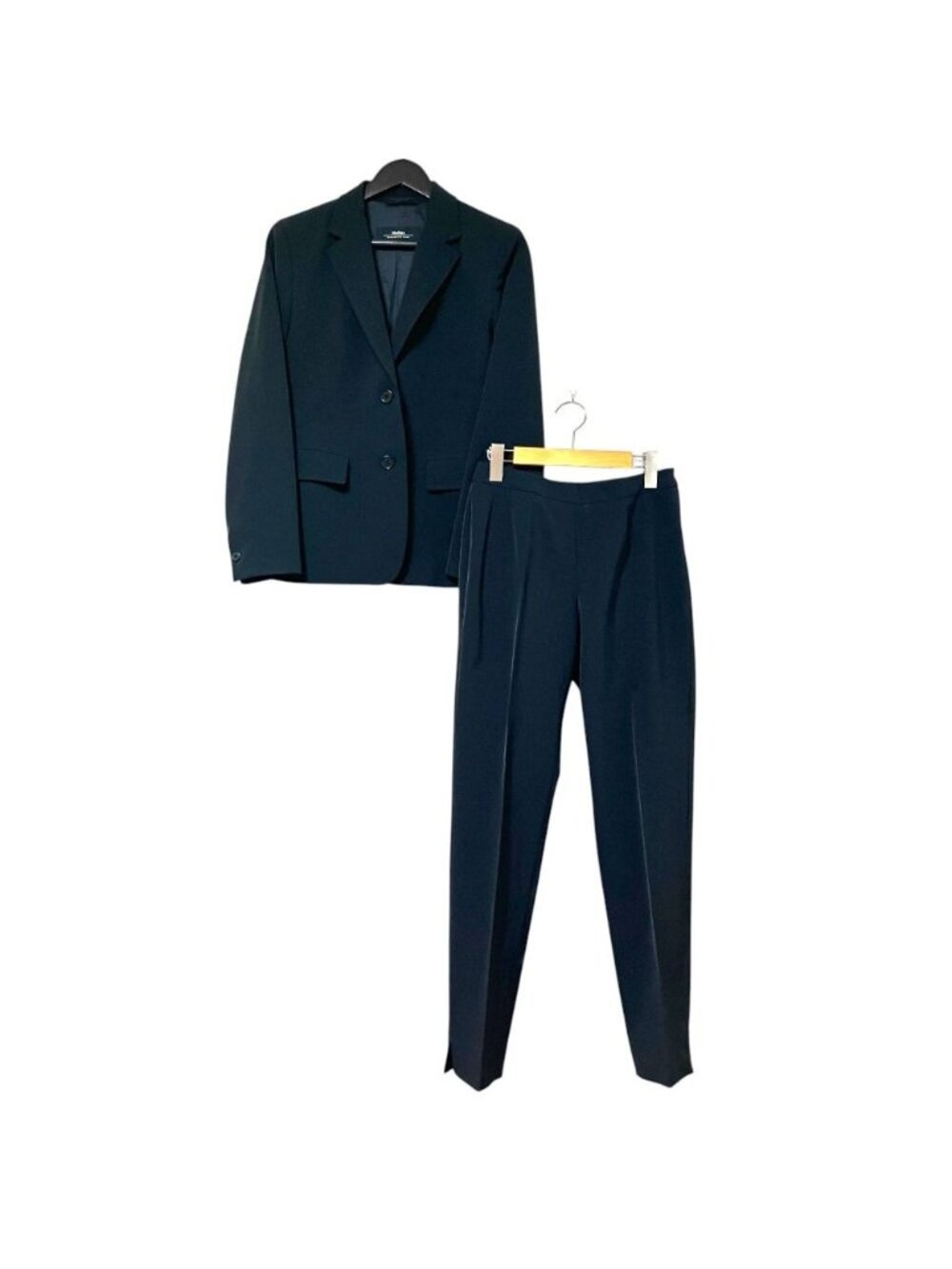 Max Mara Weekend Line Tailored Jacket Trousers Suit Set Black